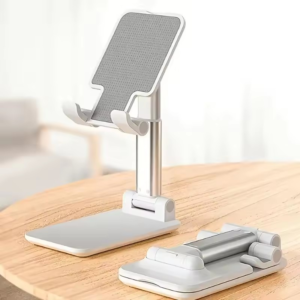 Verstelbare Bureau Telefoon- en Tablethouder – Universele Standaard