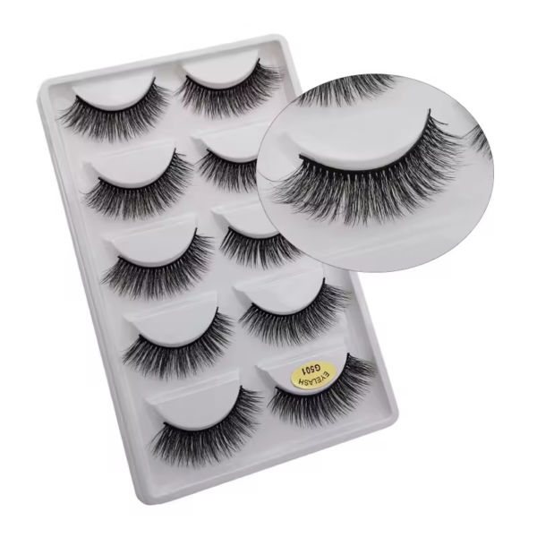 3D faux nertsen wimpers – volumineus, lichtgewicht en herbruikbaar voor een verbluffende look! 👁✨