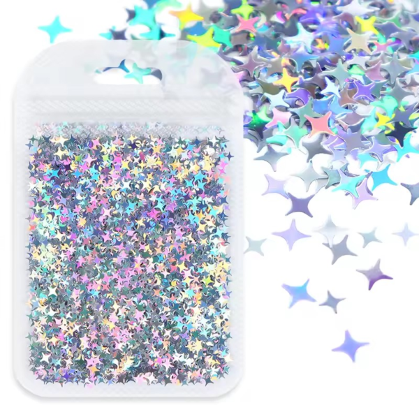 Stervormige Glanzende Pailletten voor Epoxyhars - DIY Kristalambachten