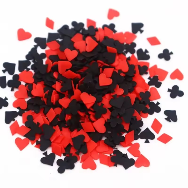 Boxi Polymeer Klei Hagelslag – Ster, Bloem, Hart en Fruit Plakjes voor DIY Slijm en Nail Art (10g)