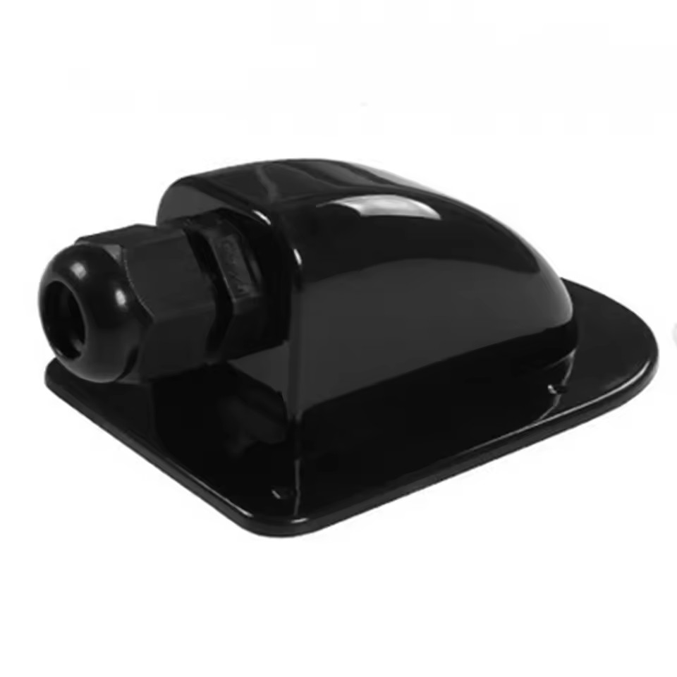 Waterdichte ABS Aansluitdoos – Dubbele Kabeldoorvoer voor Zonnepanelen