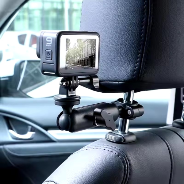 Auto Hoofdsteun Camera Mount – POV Actiecam Beugel voor GoPro & Insta360