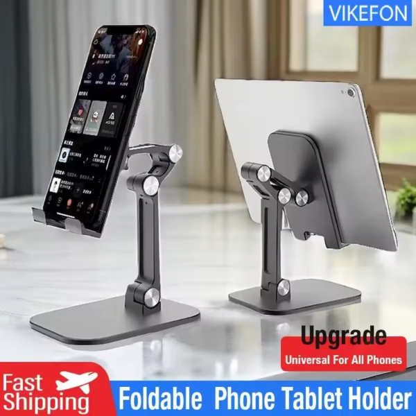 Opvouwbare Bureau Telefoonhouder – Flexibele Smartphone Stand voor iPhone, iPad & Tablet