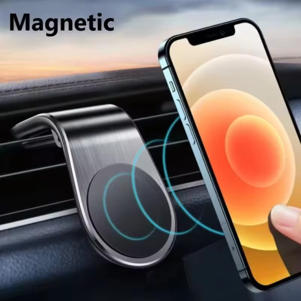 Universele Magnetische Autotelefoonhouder – Clip Mount Stand voor iPhone & Samsung
