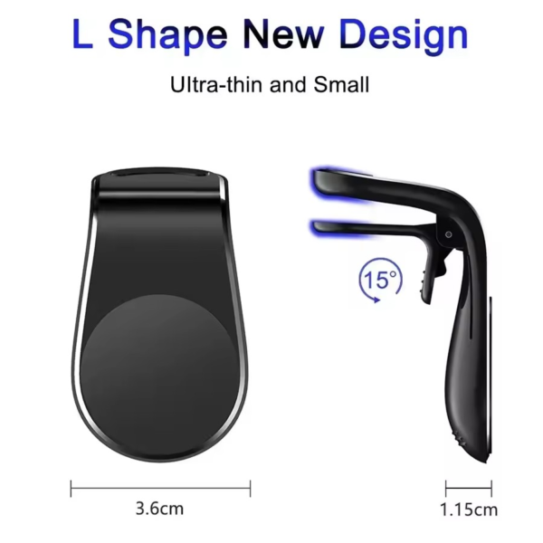 Universele Magnetische Autotelefoonhouder – Clip Mount Stand voor iPhone & Samsung - Afbeelding 3