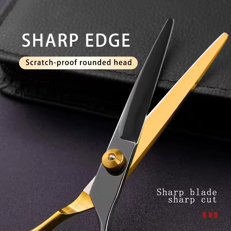 6-Inch Kappersschaar Set – Professionele Haarknip- & Stylingtools - Afbeelding 3