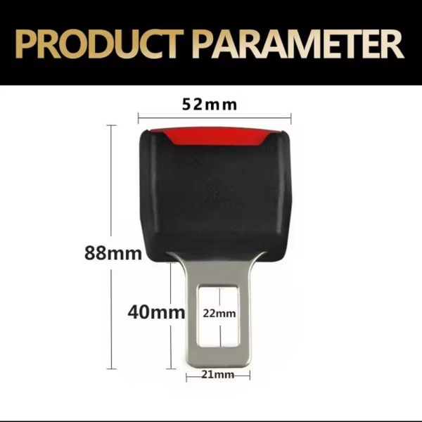 2 Stuks Auto Veiligheidsgordel Verlengclip – Universele Gesp Extensie - Afbeelding 2