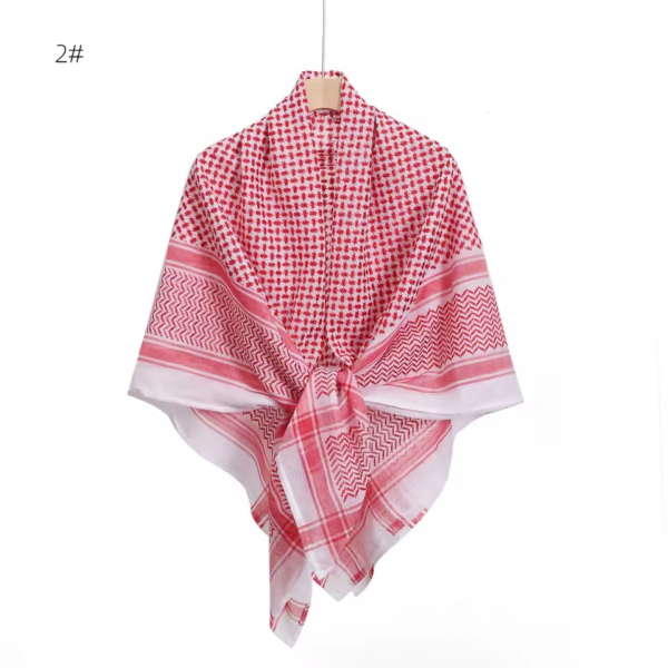 Arabische Shemagh Keffiyeh – Traditionele Woestijn Sjaal met Agal Touw - Afbeelding 4
