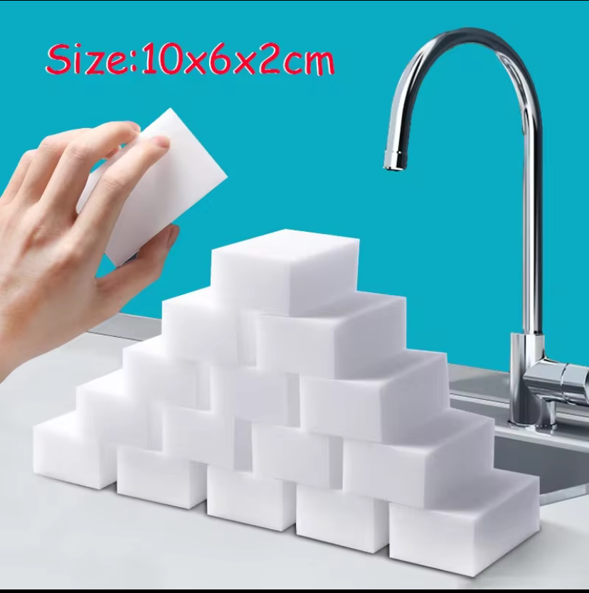 4 Stuks Melamine Magische Spons – Krachtige Schoonmaak met Alleen Water