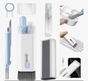 7-in-1 Computer Toetsenbord Cleaner Brush Kit Oortelefoon Reinigingspen Voor Headset Toetsenbord Reinigingsgereedschap Cleaner Keycap Puller Kit