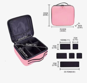 Nieuwe make-uptas voor vrouwen Reizen Waterdicht Noodzakelijk Schoonheidsborstel Borduurgereedschap Opslag Cosmetische tas Professionele make-updoos