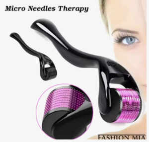 Microneedle Derma Roller Met Titanium Naalden Verbazingwekkende Microneedling Tool Voor Huid Gezichtsschoonheid Haar Baard Hoofdhuid Vrouwen En Mannen