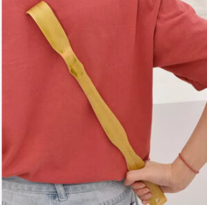 Bamboe Rugkrabber en Massage Stick – Lange Houten Rugmassager