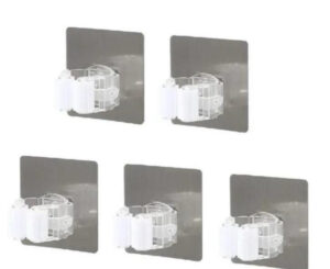 5 Stuks, Mop Clip, Zelfklevende Multi-Purpose Haken