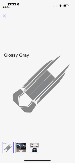 2 Stks/partij Auto Stickers Voor Ford Transit Tourneo Custom Mk7 Mk8 Mk9 Sport Stripe Kit Bestelwagen Vinyl Stickers Tuning Auto Accessoires