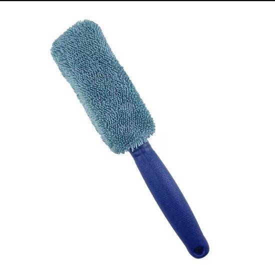 Auto Wash Cleaner Tools Auto Wheel Wash Cleaning Car Wash Draagbare microvezel wielband Velgborstel Auto met plastic handvat - Afbeelding 2
