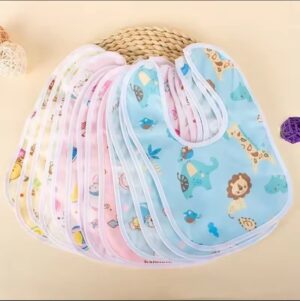 3x INSULAR Slabbers – Zachte Katoenen Baby Slab – Waterdicht