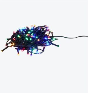 Kerstverlichting Multicolor 100 LED’s – 7 meter snoer + 3 meter aansluitkabel – Binnen & Buiten – IP44 – 8 Verlichtingsmodi