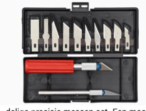 12-delige precisie messen set – Perfect voor knutsel- en hobbyprojecten