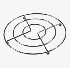 RVS Pannenonderzetter 17 cm Chroom - 2 Stuks - Onderzetter voor Pannen & Schalen