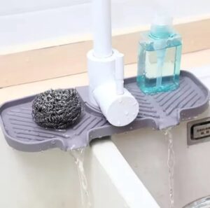 2 Stuks RVS Gootsteen Sponshouder – Zelfklevend – Spons Borstel Organizer Keuken Droogrek Roestvrijstaal Zonder Boren
