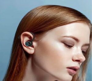 Enkel draadloos oordopje met LED display